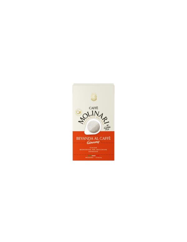 18 Cialde Molinari Aromatizzato Caffè Ginseng