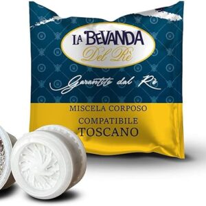 La Bevanda Del Re Compatibili Con Le Macchine Toscano, Miscela CORPOSO box da 100