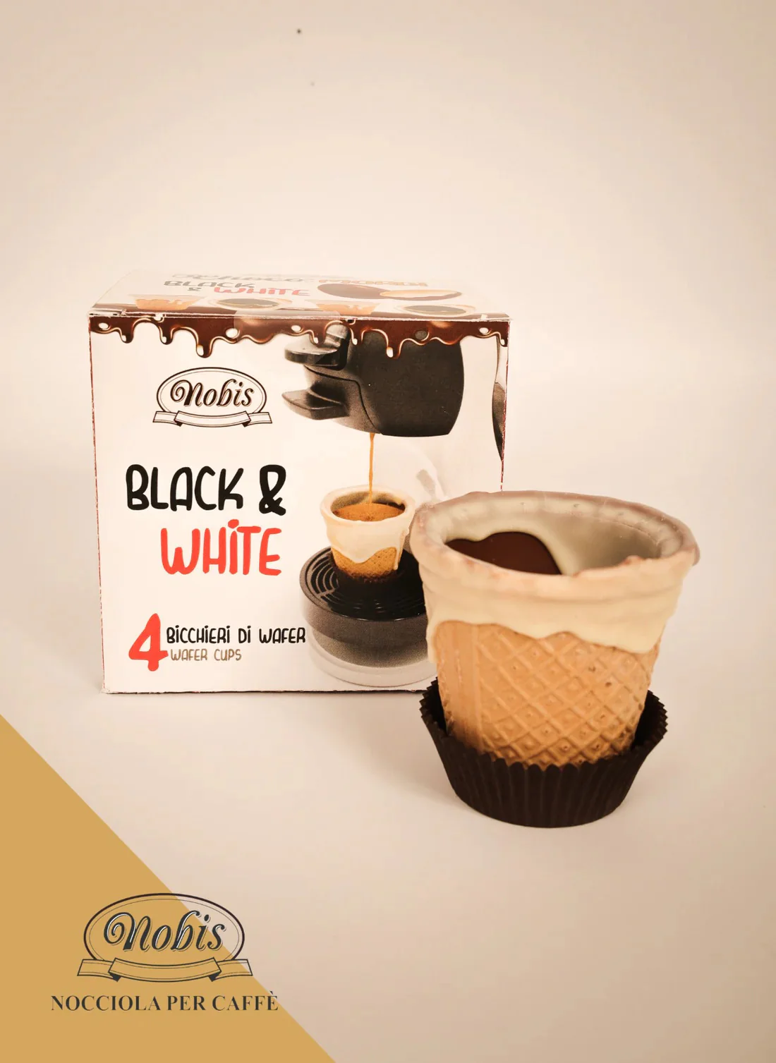 Nobis Choco Mordi Black & White 4 pz