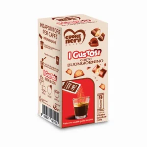I Gustosi 9 Bustine BUONGIORNINO preparato solubile per Caffè al gusto Nocciola 45 gr