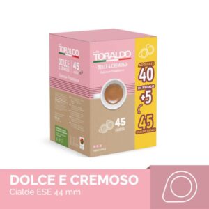 Caffè Toraldo Miscela Dolce & Cremoso Box da 40+5 in Regalo